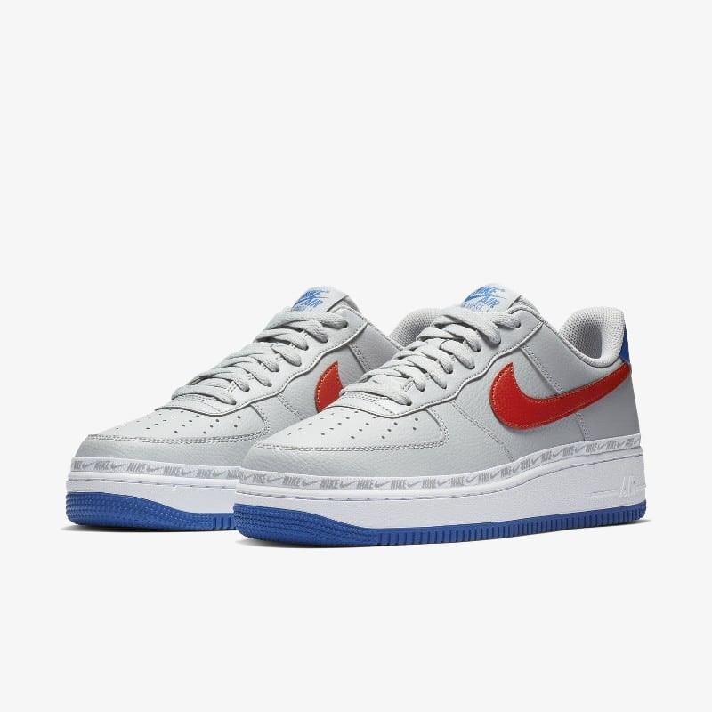 Nike Air Force 1 Low Overbranded Grey Habanero Red CD7339 001